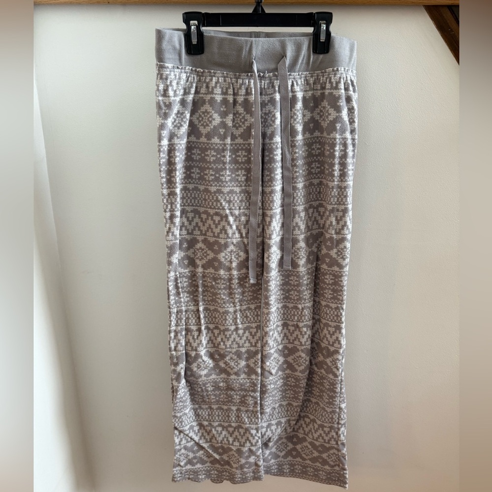 Gilligan & O'Malley Gray Patterned Pajama Pants